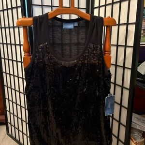 Simply Vera by Vera Wang sequenced full size tank top XL
